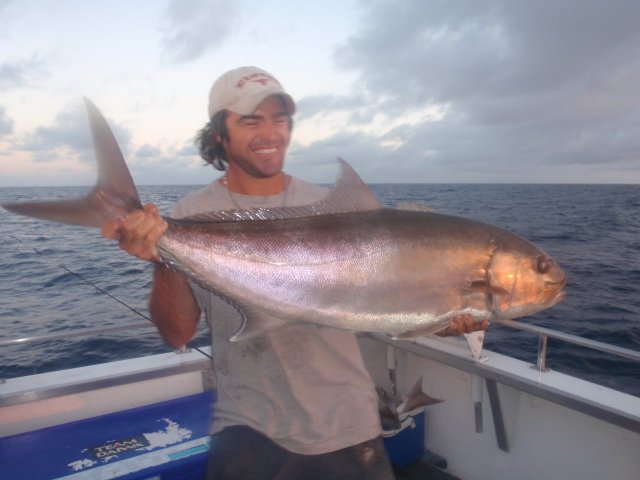 amberjack. went hard in 25 metres